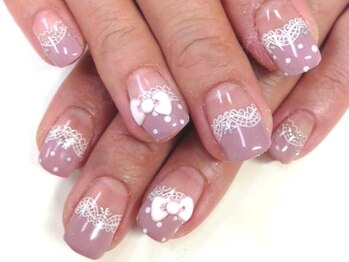 プリンセス(Princess)/リボンキュートネイル