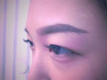 ネイル アイ プラスカザリ(+cazari)/brown × pastel color