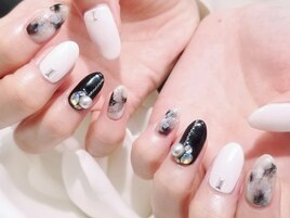 ブラックニュアンスネイル♪