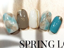 マーブルジュエリーネイル