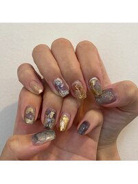 ネイビーゴールドnuance