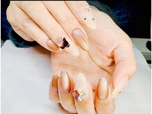 ルアナネイル(Luana_Nail)/大きめハートパーツをつけて♪