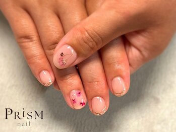 プリズムネイル(Prism nail)の写真/ショートネイルが映える定額デザインも豊富にご用意♪爪の形や大きさ・深爪に悩んでいる方もお任せ下さい♪