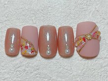 ネイルビート(NAIL BEAT)/ぷっくりリボンネイル