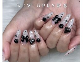 リボンネイル/ツイードネイル