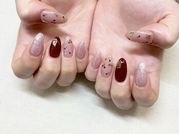 リノネイル(Lino Nail)の写真/オフ毎回無料♪季節のトレンドアートデザイン豊富★大人気♪ニュアンスコース¥8470→¥7700