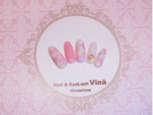 ヴィーナ 山口店(Vina)/ピンク・フラワーネイル