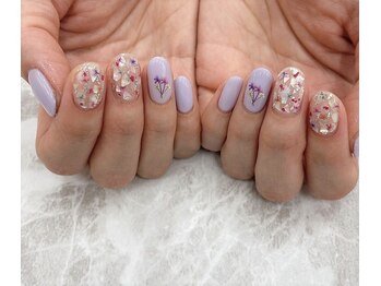 クレアネイル 高崎ウニクス店/持ち込みデザインのお客様ネイル