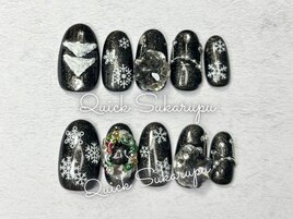 クリスマスネイル3680円