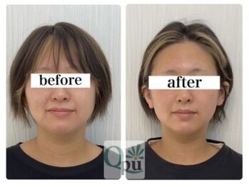 キュープ 下関店(Qpu)/オイルコース4回での変化