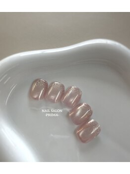 NAIL SALON -PREMA-/オーロラマグネット+ラメグラ