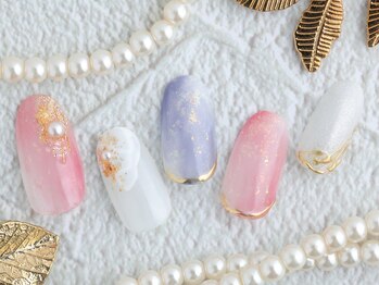 ネイルサロンアンドスクール ミュー(Nail Salon & school mieux)/ニュアンスネイル