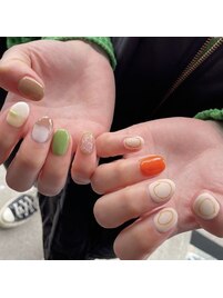 #フィルイン#ジェルネイル