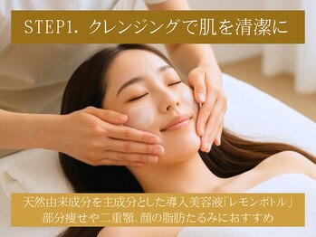 エステ ド フルール(Esthe de Fleur)/脂肪分解"レモンボトル"の流れ