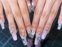 ゆびノさき +tennoji/ロングキラキラネイル