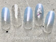 サロンストロベリームーン(Salon Strawberry Moon)/爽やかブルーネイル