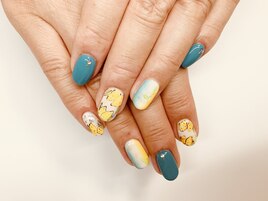 レモンブルーグラデ☆