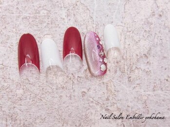 アンベリール 横浜店(Embellir)/(1782)縦グラマグネットネイル