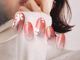 【NEW】桜ネイル/オフ込¥8990