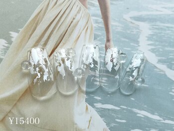 コルソケーツー 梅田茶屋町(corso k-two)/長さ出し×クリアネイル[茶屋町]