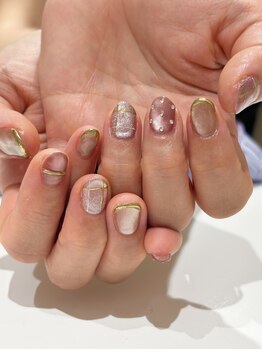 アース ネイルアンドアイラッシュ 大崎店(HAIR ＆ MAKE EARTH Nail＆Eyelash)/定額11000円