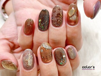 カラーズ ブルー 渋谷店(color's blue)/ハロウィンネイル