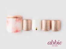 ネイルサロン アビー 宮益坂店(abbie)/タイダイフット　￥10934