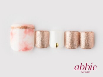 ネイルサロン アビー 宮益坂店(abbie)/タイダイフット ¥10934