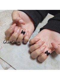 グラデ×リボン♪