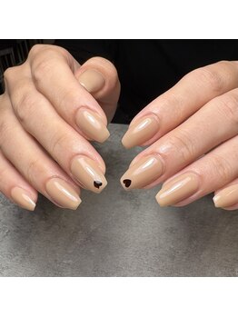 ミーコ(miico)/ハートをワンポイントで