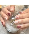 大人クリスマスネイル