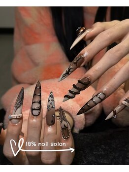 エイティーンパーセントネイル(18％ネイル)/スカルプネイル