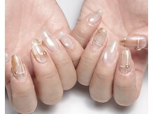 ヒュッゲ(Hygge)/クリアマグネットチェックネイル