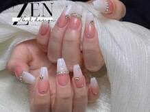 ゼン ネイル デザイン 池袋(ZEN NAIL DESIGN)/長さだしやり放題×つけ放題