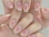 【hand】美フォルム形成 ★チーク×ラメグラネイル¥7280