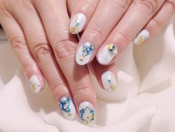 キープ ネイルサロン(KEEP)/ブルーXmas♪