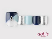 ネイルサロン アビー 宮益坂店(abbie)/ネイビーシボレー　￥10802