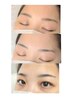 3DBROW WAX(メイク込)&まつ毛パーマ最高級ケア(シャンプー&TR)☆ミ　￥13700