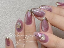 ユーティーネイル(Youty Nail)/カシスマグネットネイル