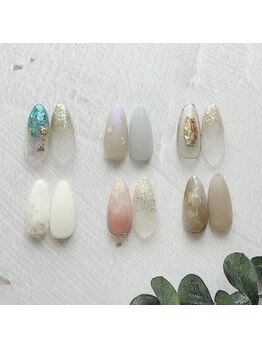 クリーム(Nail Atelier CREAM)/simple art 定額☆summer