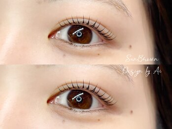 サンブラウン(SUN BROWN)/Lashlift design by Ai