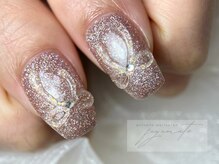 フユメイト(fuyumate)/ぷっくりリボンネイル