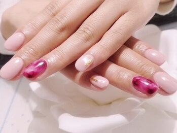 キープ ネイルサロン(KEEP)/赤べっ甲♪