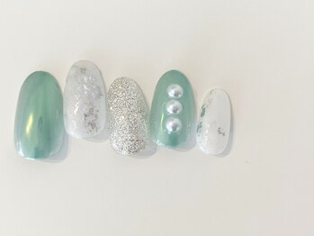 ヨロ(YOLO)/グリーン/シンプル/オーロラ