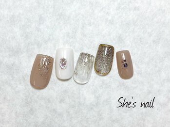 シーズネイル 渋谷店(She's nail)/新規のお客様オフ込み6500円