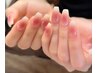 【Hand】初回ソフトジェルオフ無料　超人気チークネイル　　¥5780