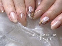 フェロン 小倉店(feron.)/大理石風ニュアンスネイル