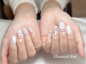 アリサネイル(ALISA NAIL)/冬のリボンネイル