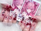 ハート一杯♪バレンタインネイル