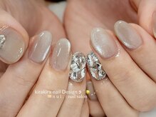 n u i. | nail salon 下北沢【パラジェル・フィルイン・持ち込み・長さだし】/埋め尽くしネイル